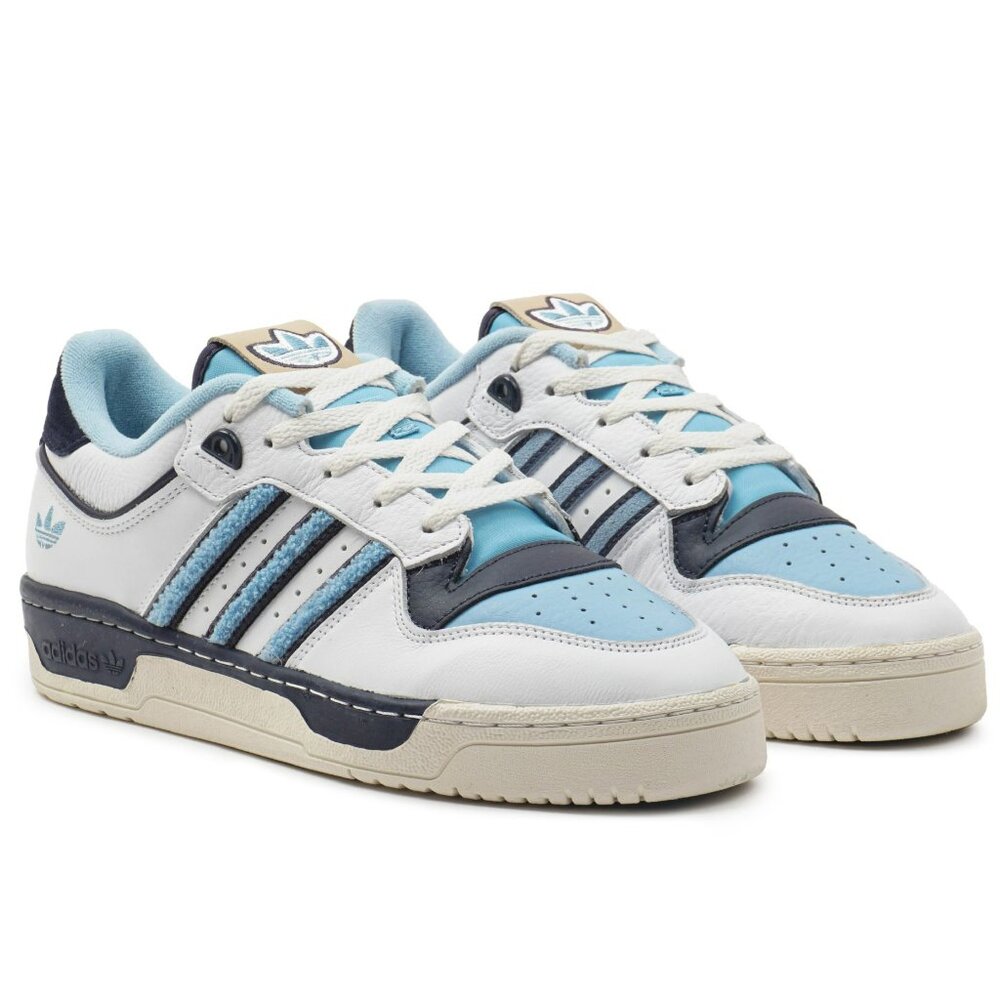 Adidas Rivalry Low 86 (Cloud White/Clear Blue/Shadow Navy). New. Mens Sz 8 - 13. - Picture 2 of 8